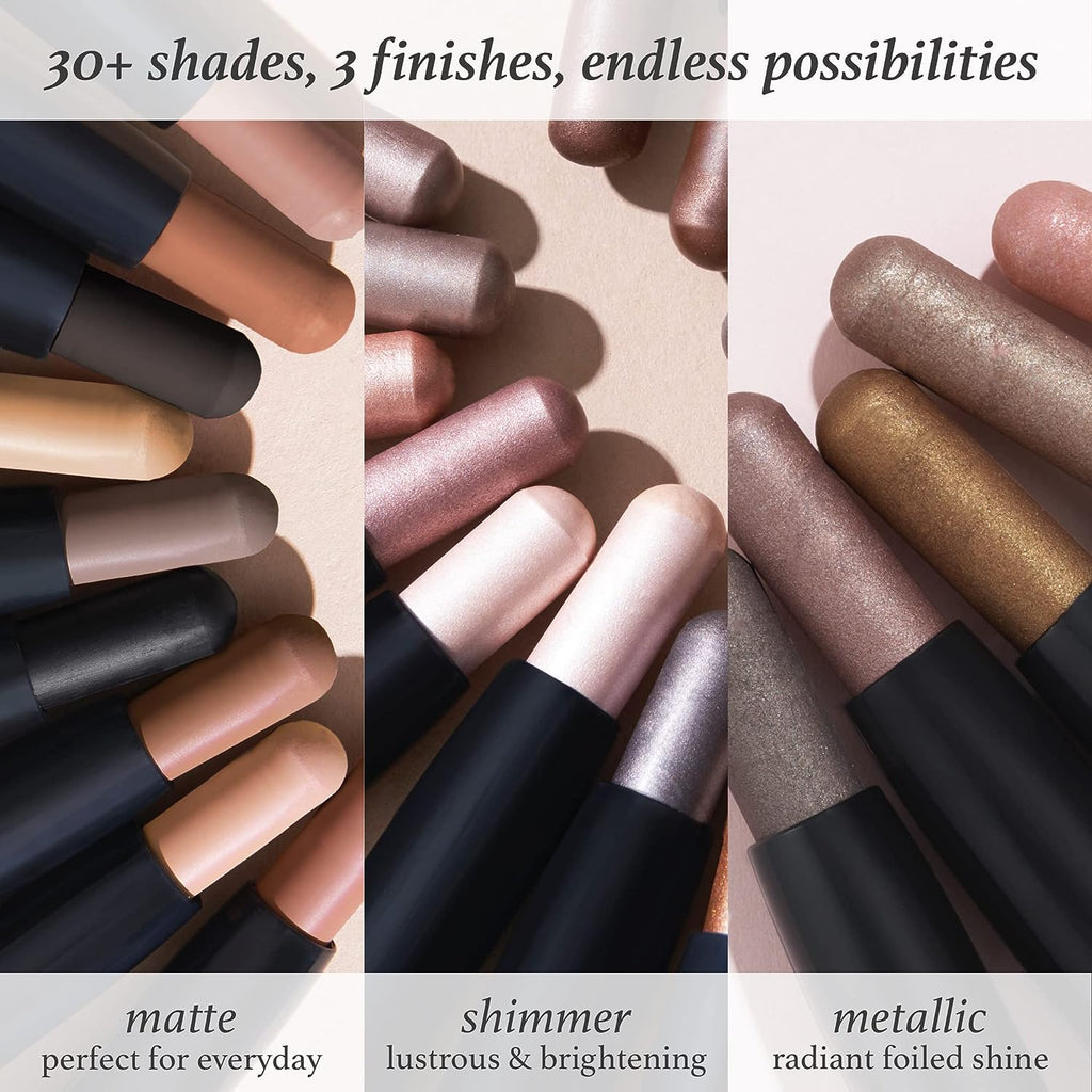 Julep Eyeshadow 101 Crème to Powder Waterproof Eyeshadow Stick, Honey Gold Metallic