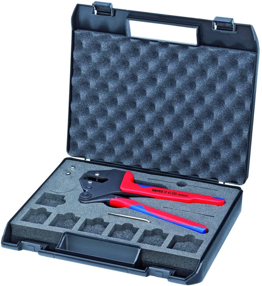 KNIPEX Tools 97 43 200 Crimp  System Pliers for Exchangeable Crimp Profiles