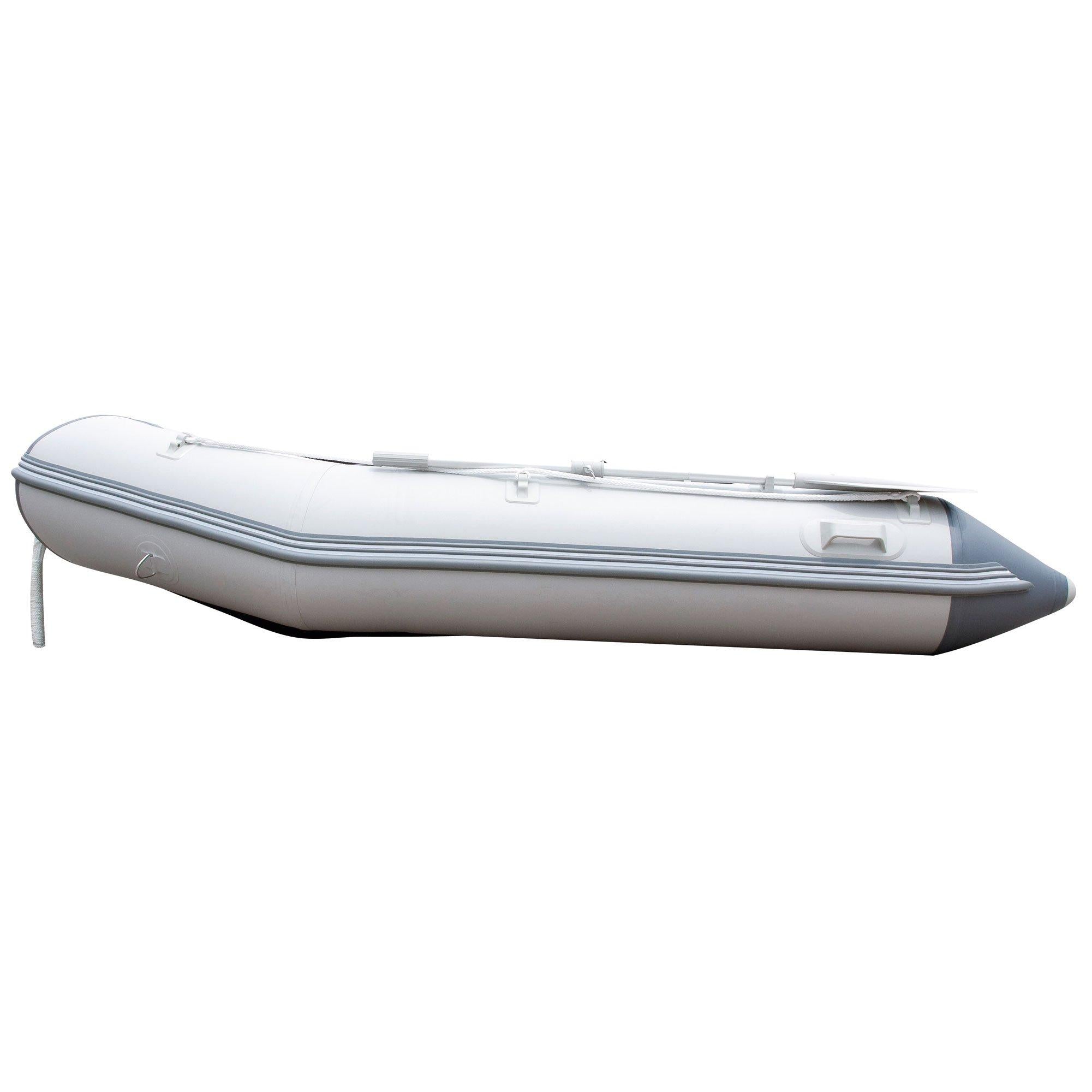 Hydro Force 110 Inch Caspian Pro Inflatable Boat Set with Oars and Pump