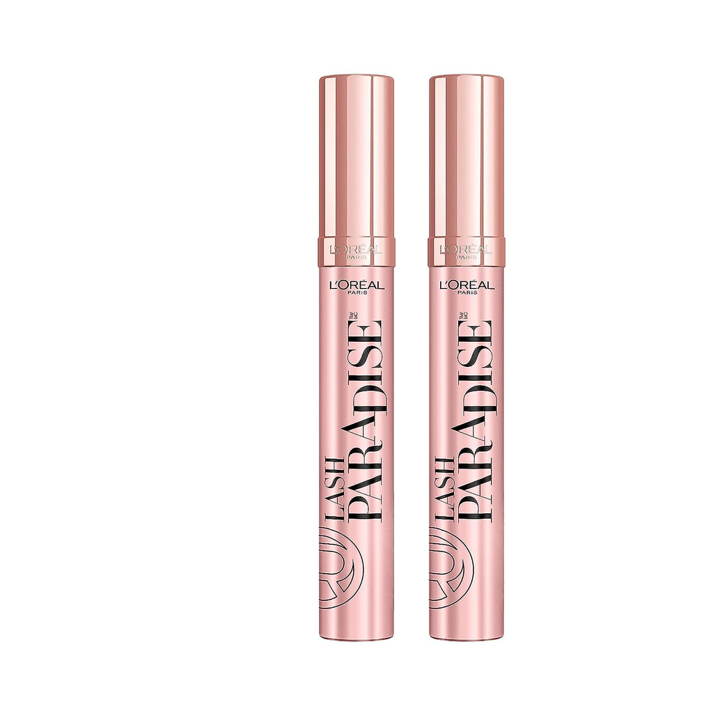 L'Oreal Paris Voluminous Makeup Lash Paradise Mascara, Black, 0.25 Fl Oz (Pack of 2) Packaging May Vary