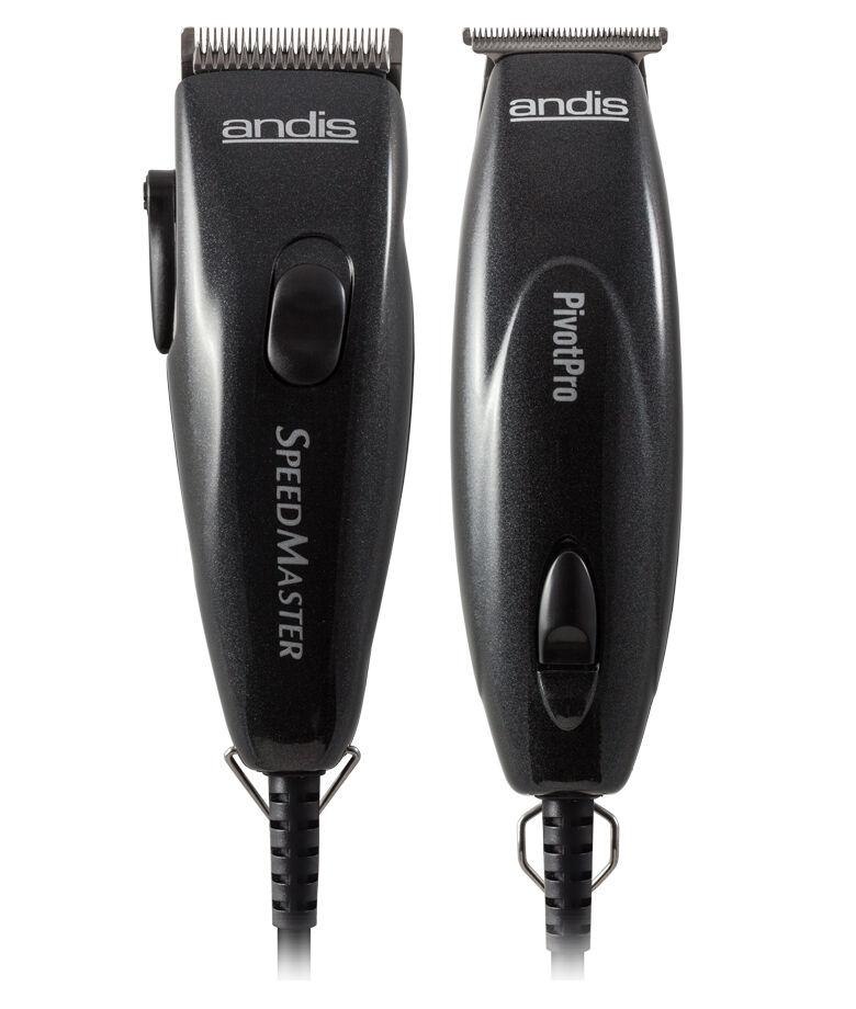 ANDIS BLACK SPEED  CLIPPER+PIVOT PRO MOTOR COMBO W/OIL&NECK DUSTER