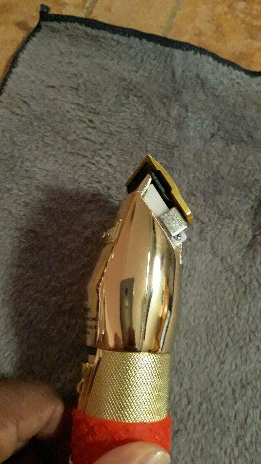 BabylissPro FX870G Cordless Lithium-Ion Adjustable Clipper - Gold