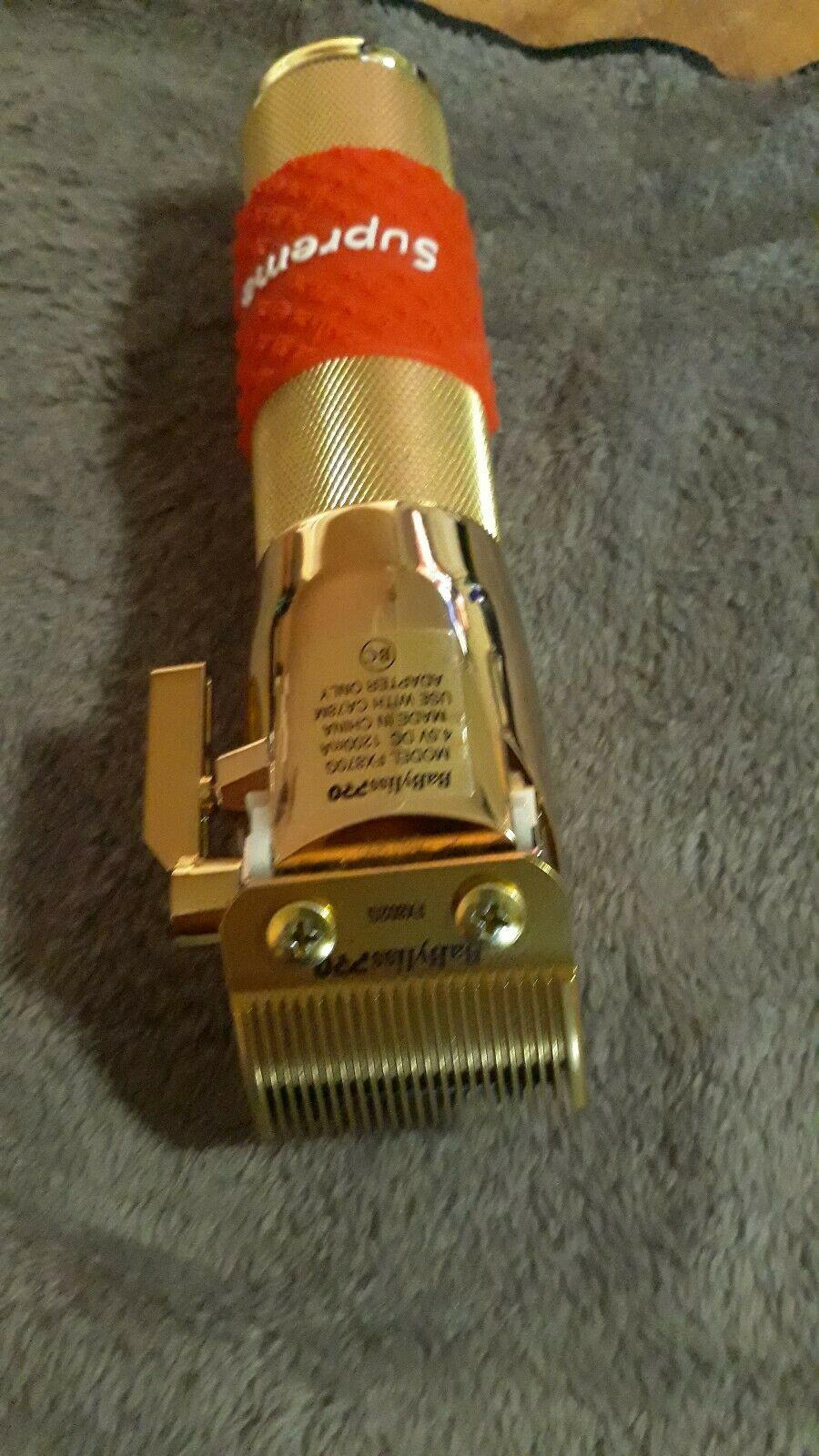BabylissPro FX870G Cordless Lithium-Ion Adjustable Clipper - Gold