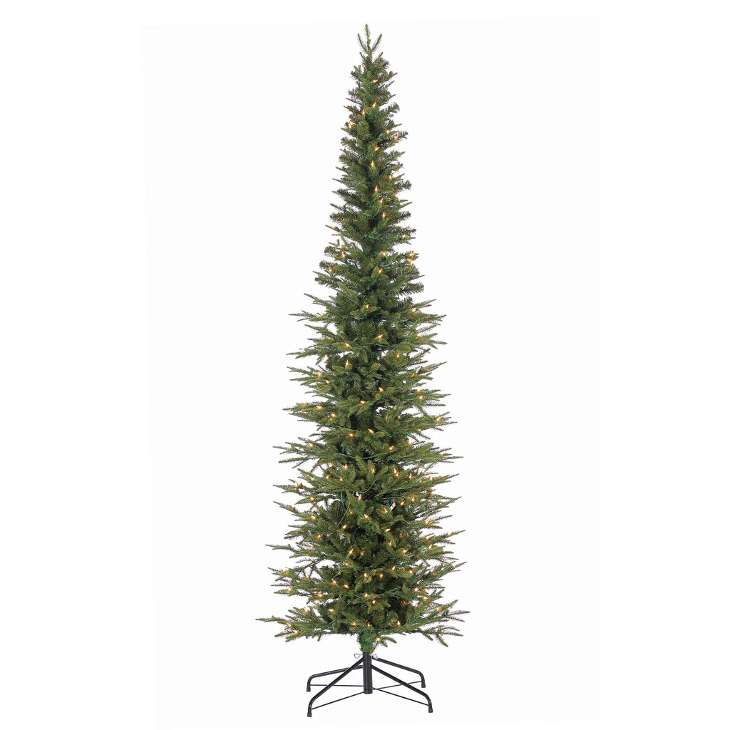Sterling Clear Prelit Incandescent Green Pine Christmas Trees, 7.5'