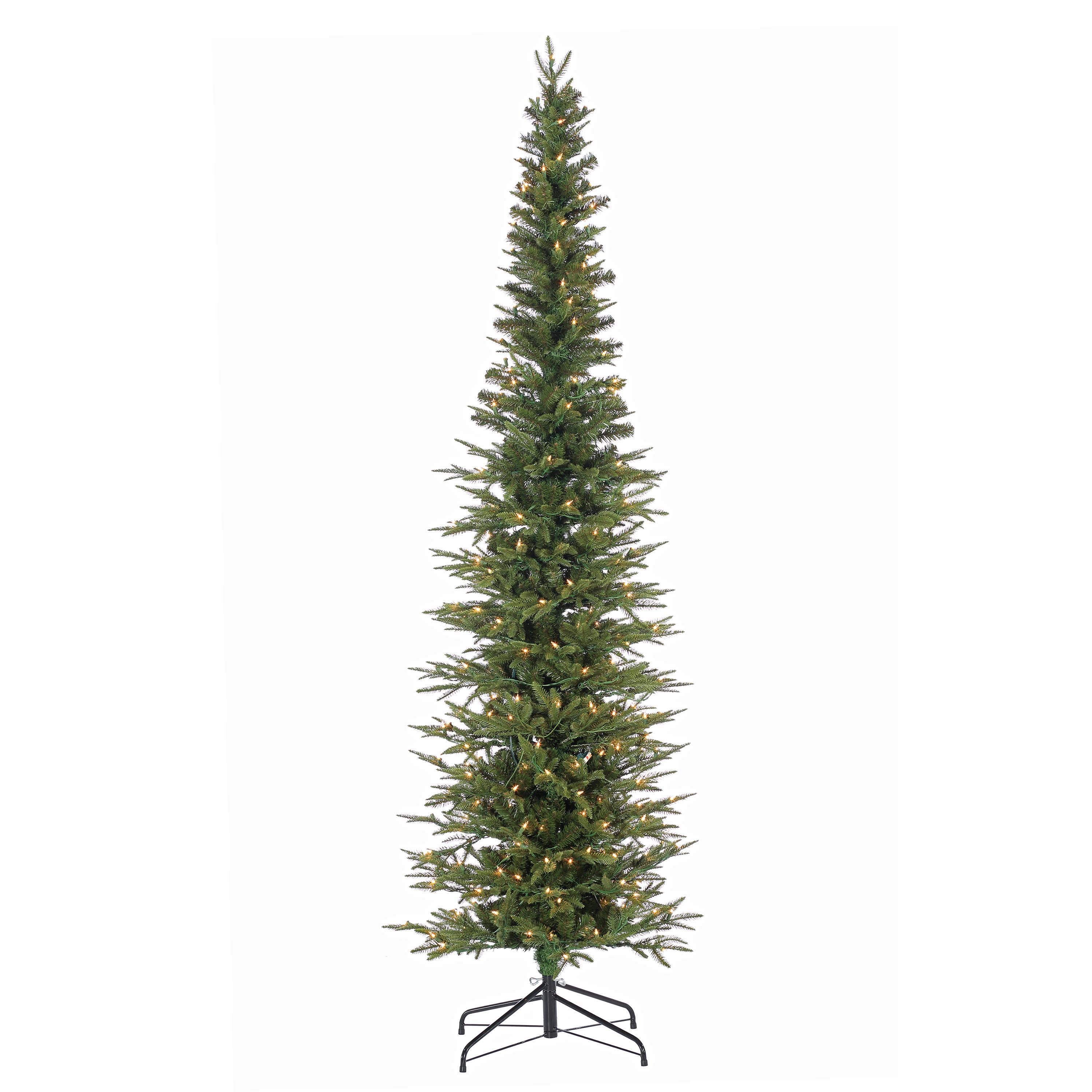 Sterling Clear Prelit Incandescent Green Pine Christmas Trees, 7.5'