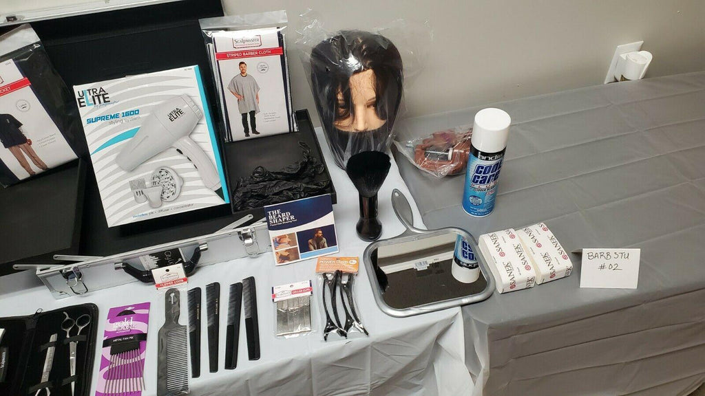 Premium Master Barber Student Kit with Aluminum Carrying Case