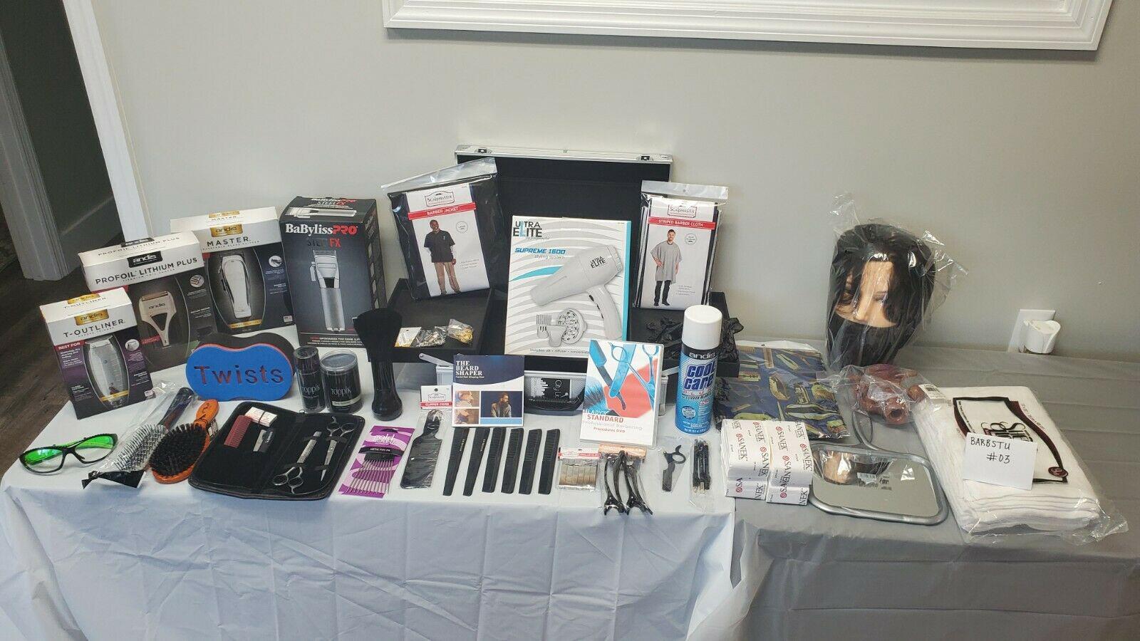 Premium Master Barber Student Kit with Aluminum Carrying Case