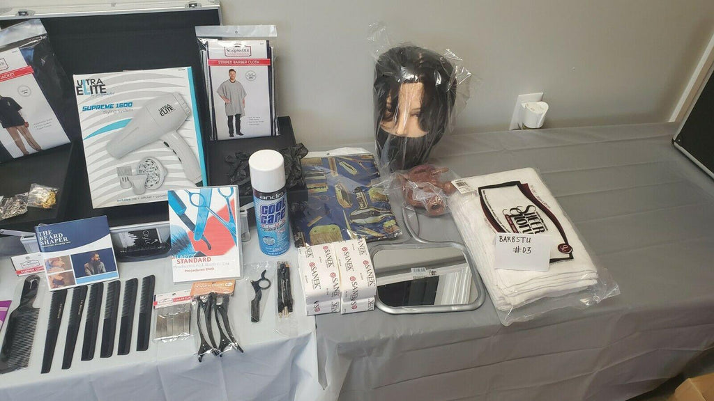 Premium Master Barber Student Kit with Aluminum Carrying Case
