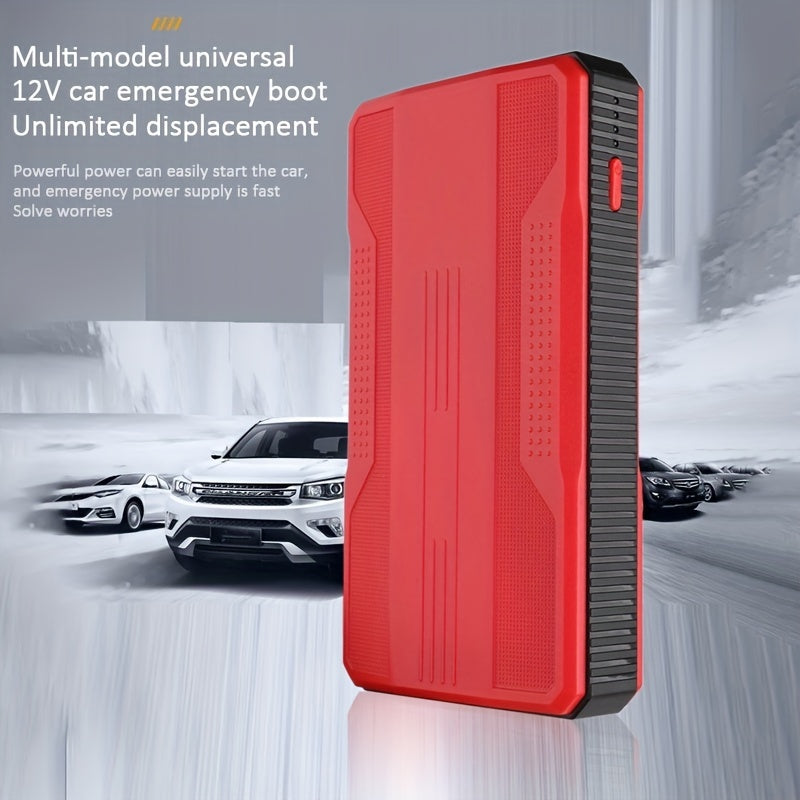 6000mAh Portable Emergency Car Jump Starter: Boost Your Petrol Or Diesel Vehicle Instantly!