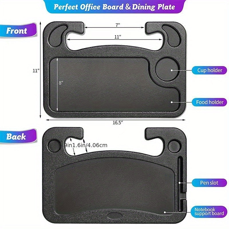 Make Driving Easier With The Multifunctional Car Steering Wheel Tray Table Steering Wheel StoraRack StoraBoard Card Table