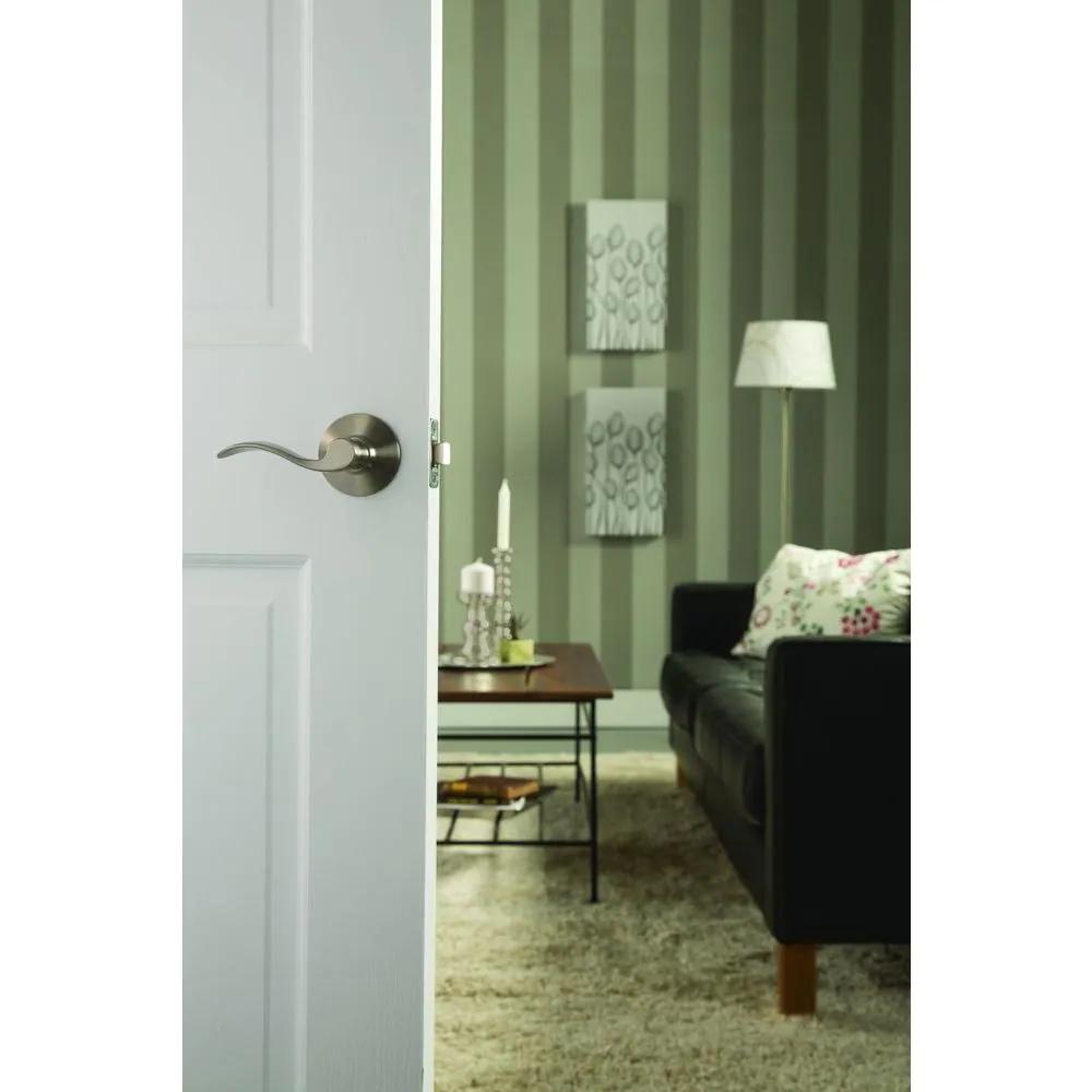 Accent Satin Nickel PassaHall/Closet Door Lever (8-Pack)