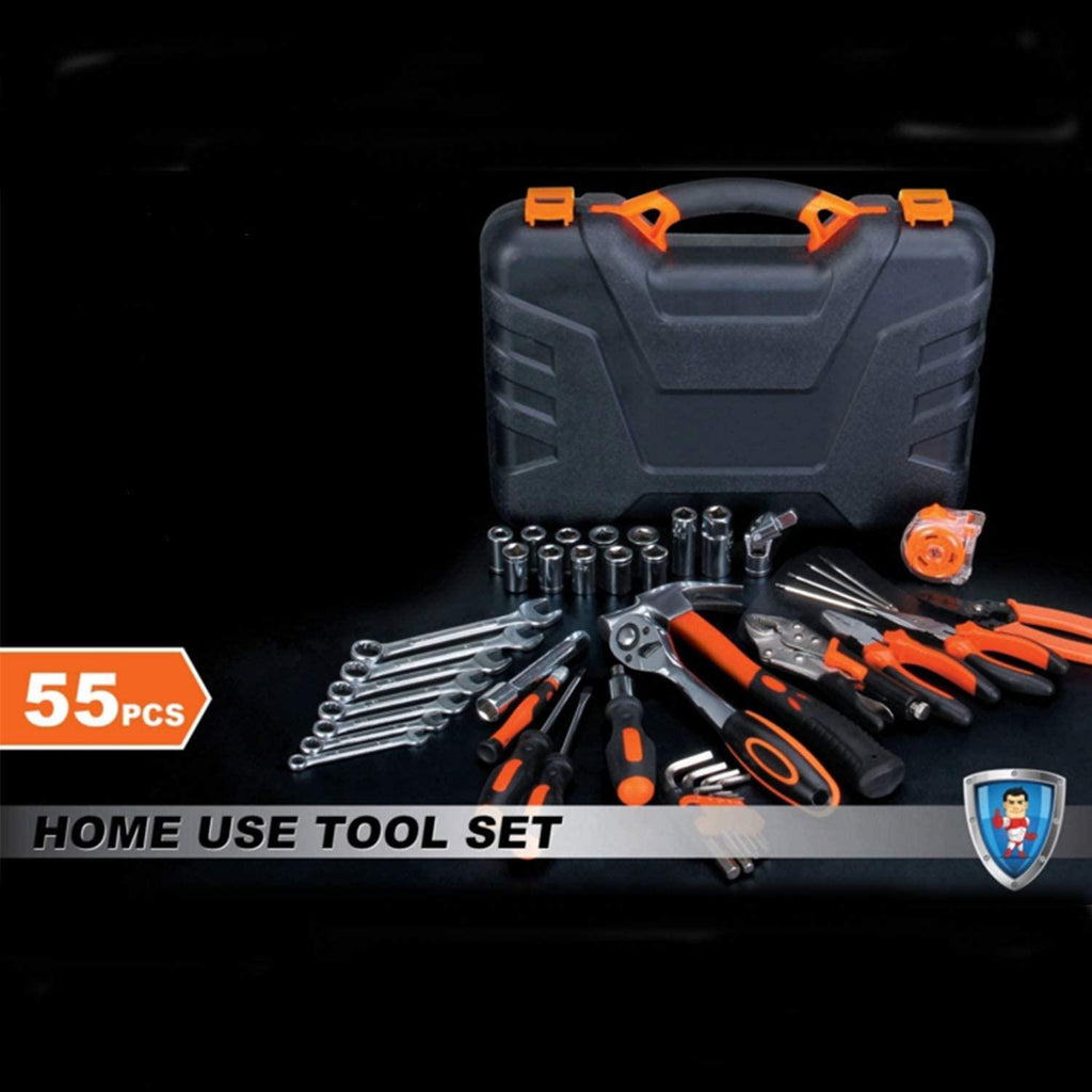 HAND TOOLS Spanners Wrenches Anti-rust Auto Repair Auto Maintenance Kit Hardware Combination Tool Socket Wrench Screwdriver Household Kit Toolbox Durable Hand Tools wrenches set