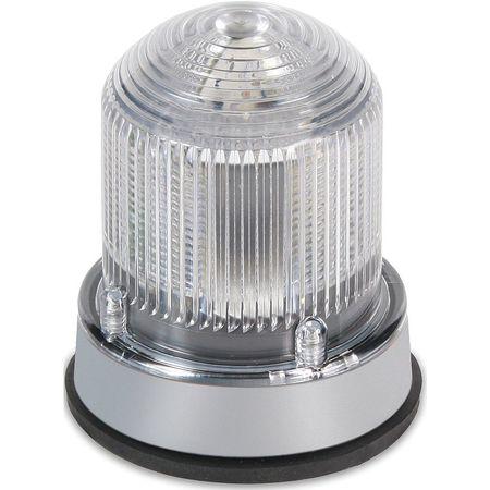EDWARDS SIGNALING 125XBRZW120A Warning Light,LED,120VAC,White,65 FPM
