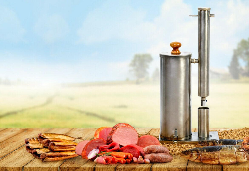 Cold smoke generator for BBQ Smoker grill  Steel w Air Pump  2 10L