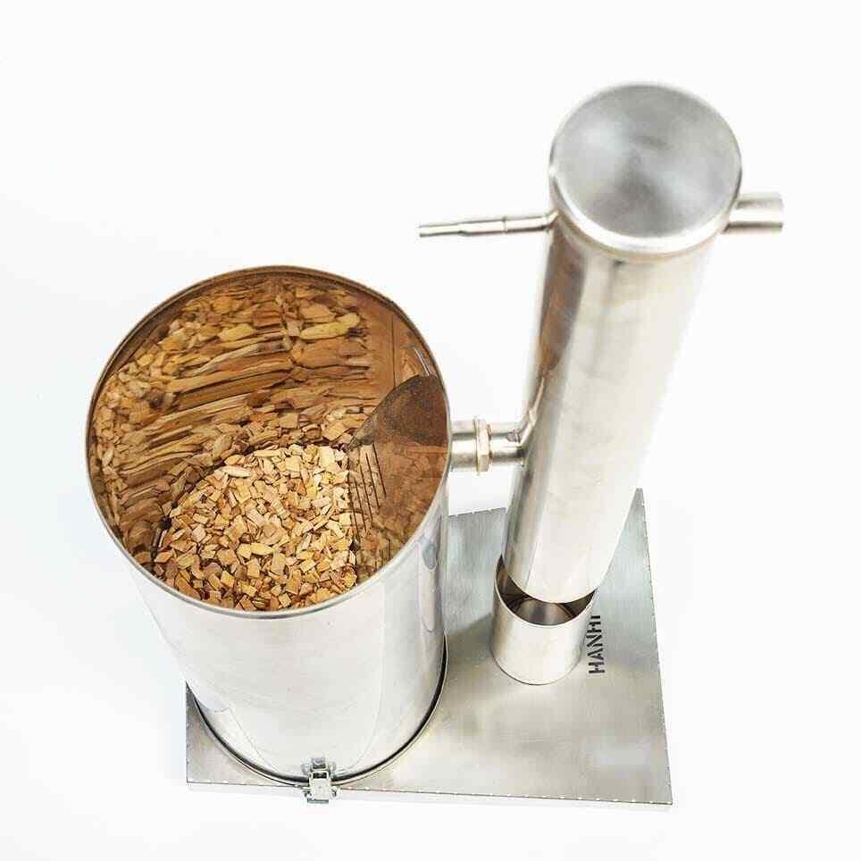 Cold smoke generator for BBQ Smoker grill  Steel w Air Pump  2 10L