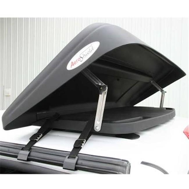 48 x 22 in. AeroShield Wind Deflector, Black