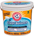 ARM &amp; HAMMER Clear Balance Swimming Pool Alkalinity &amp; pH Maintenance Tablets, White, 1 Pack, 16 Count