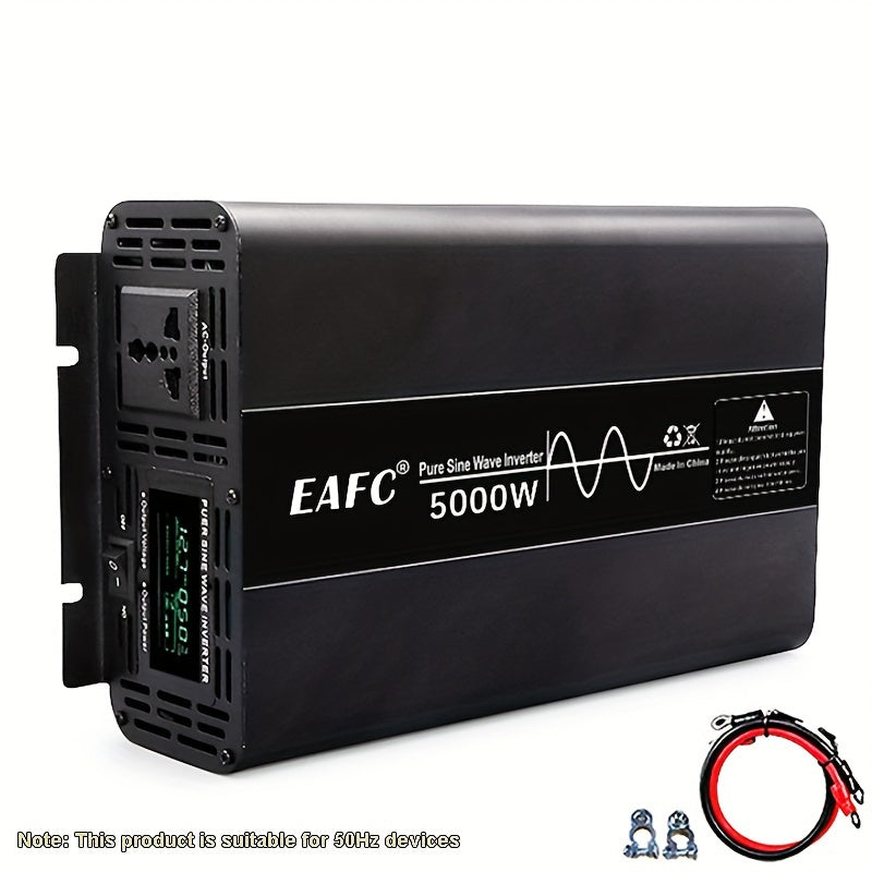 7000W 5000W 4000W Car Power Inverter Converter Pure Sine Wave Inverter Power DC 12V To AC 110V 50HZ Power Bank Converter With LCD Display