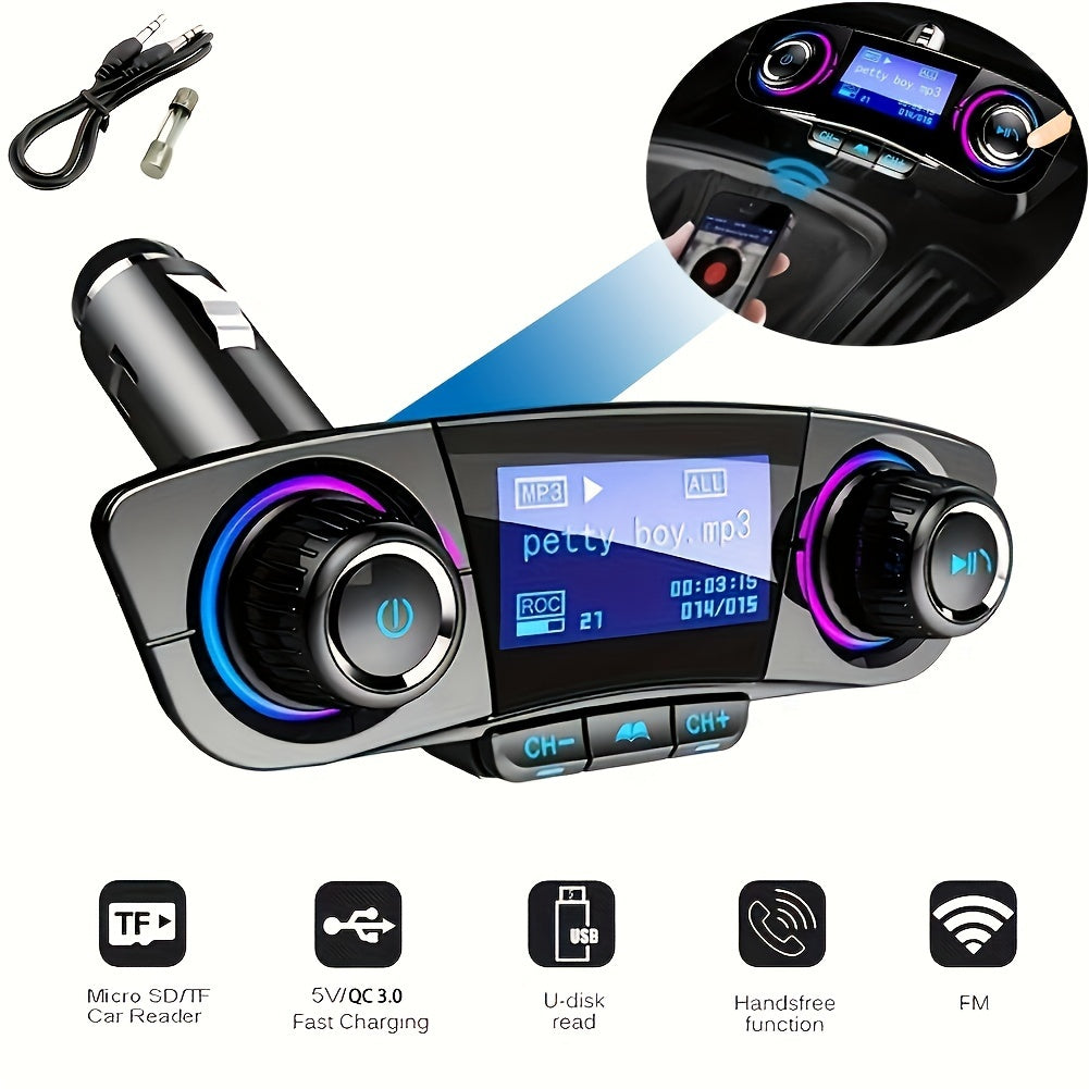 Car FM Transmitter MP3 Player Adapter Charger Handsfree