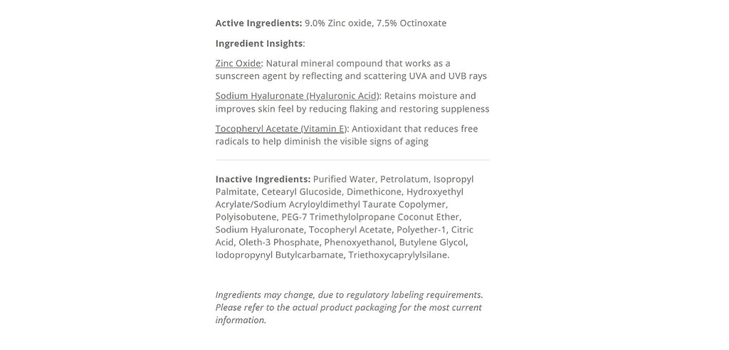 EltaMD UV Daily Tinted Sunscreen with Zinc Oxide, SPF 40 Face Sunscreen Moisturizer, Helps Hydrate Skin and Decrease Wrinkles, Lightweight Face Sunscreen, Absorbs Into Skin Quickly, 1.7 oz Pump