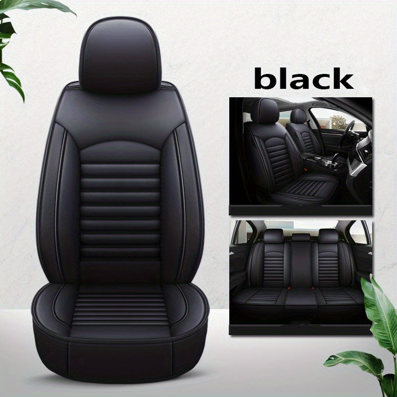 5 Seats Car Seat Cover Set, Four Seasons Universal Front Seat Cushion Car Seat Protector Car Seat Pad Cushion For Car Accessories