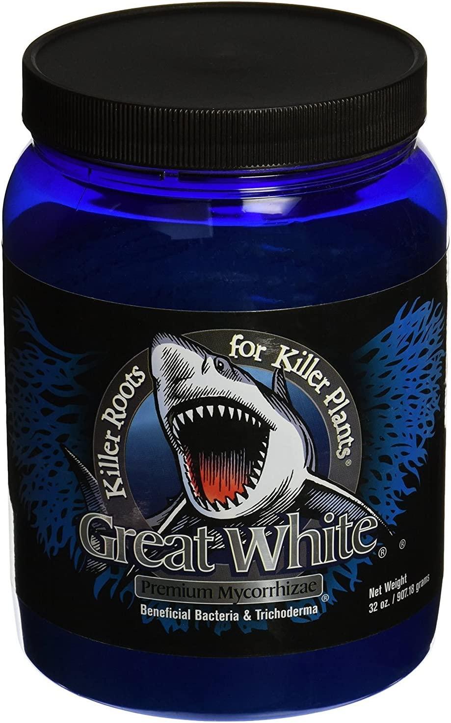 Great White PRPSGW32 White Mycorrhizae, 1 Quart, 32 Ounce, Blue