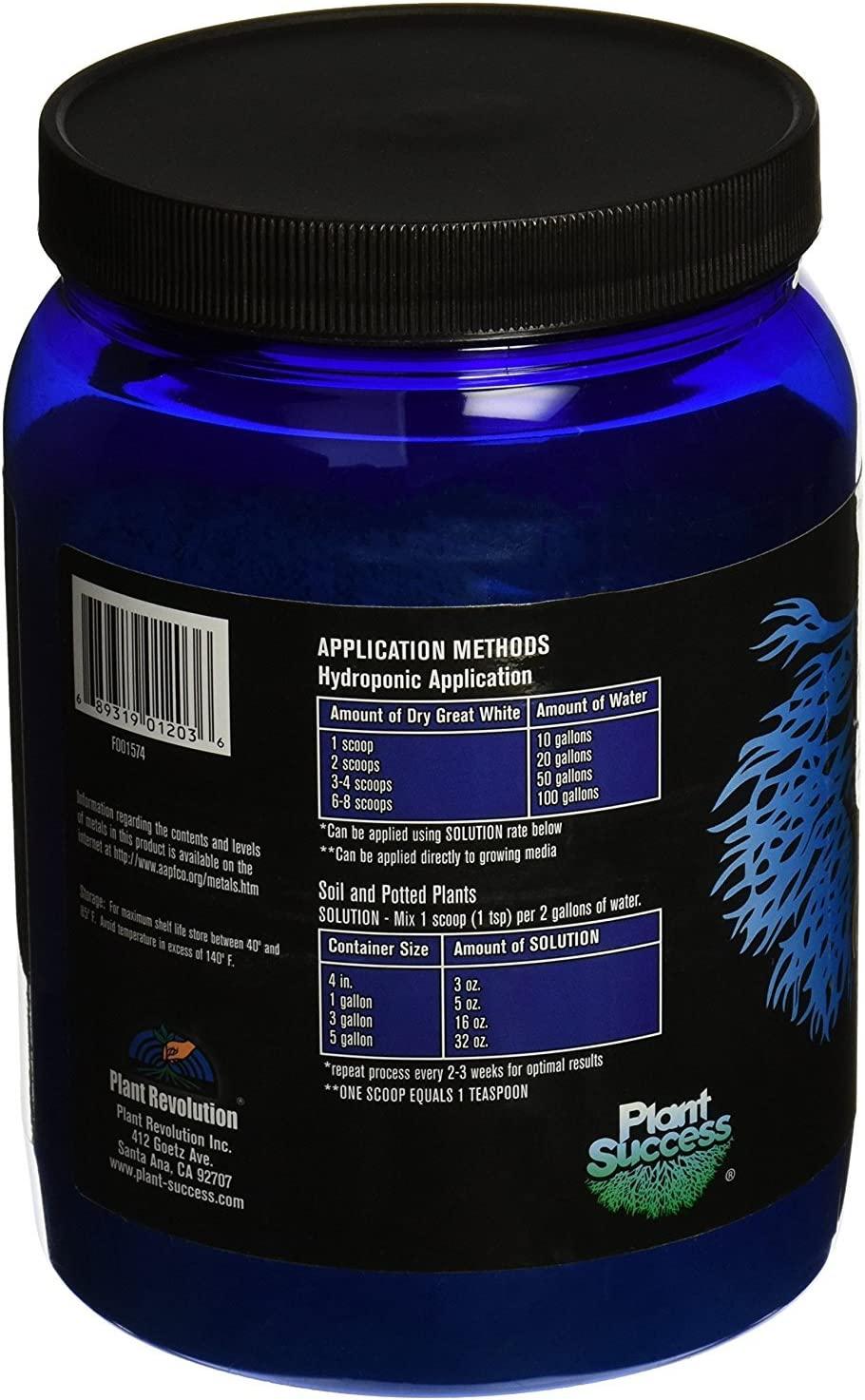 Great White PRPSGW32 White Mycorrhizae, 1 Quart, 32 Ounce, Blue