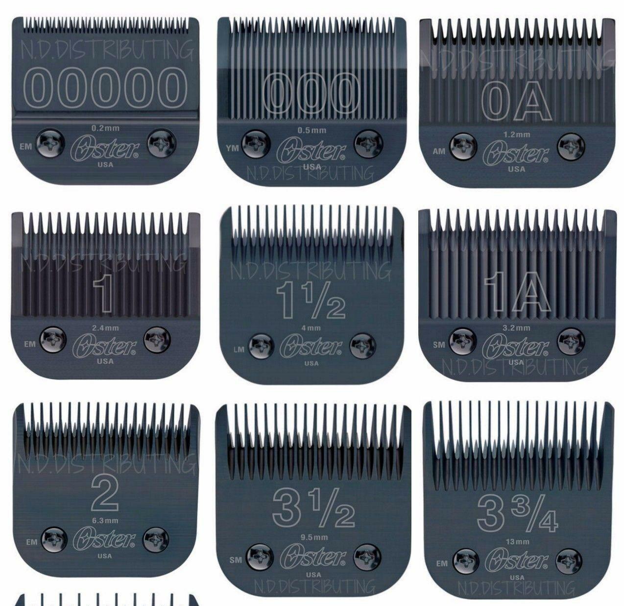 Oster  / 76 Black Diamox Detachable Clipper Replacement Blade ALL 9 BLADES