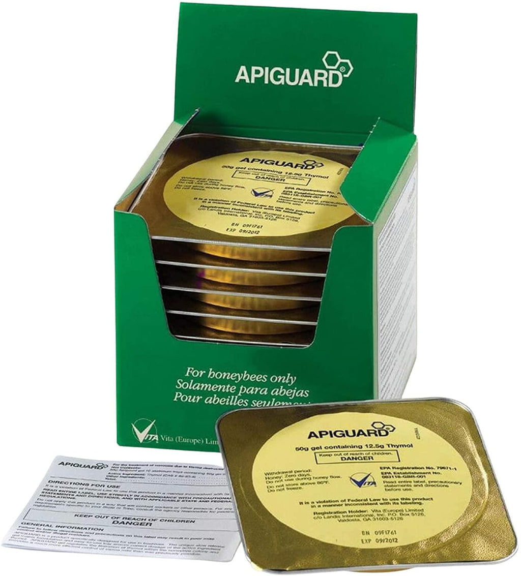 Shadwins Apiguard Three Boxes of Ten 50g Trays - 2 Trays per hive Recommended - for Control of Varroa Mites in Honey Bee Hives (30)