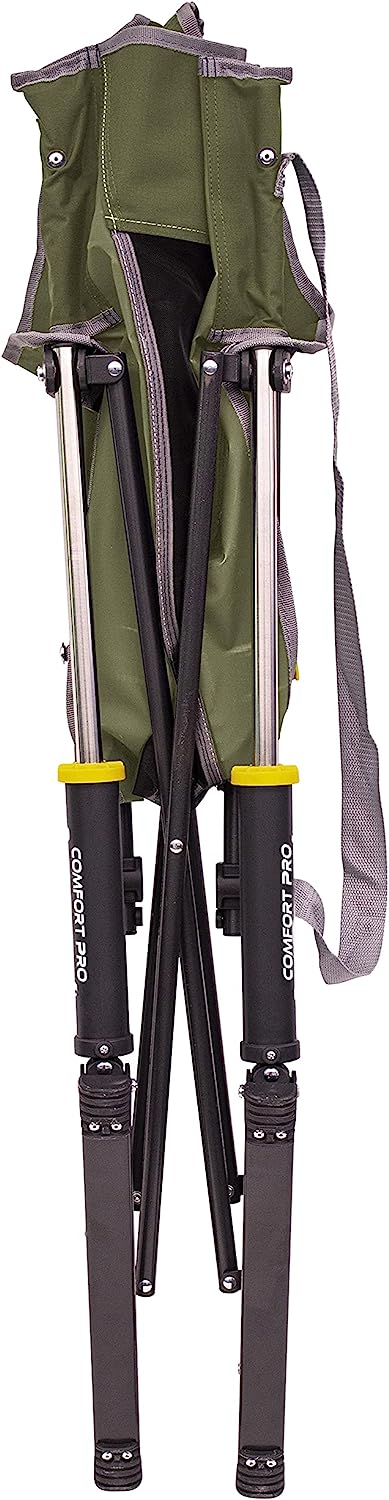 GCI Outdoor Comfort Pro Rocker Collapsible Rocking Chair &amp; Outdoor Camping Chair, Loden Green
