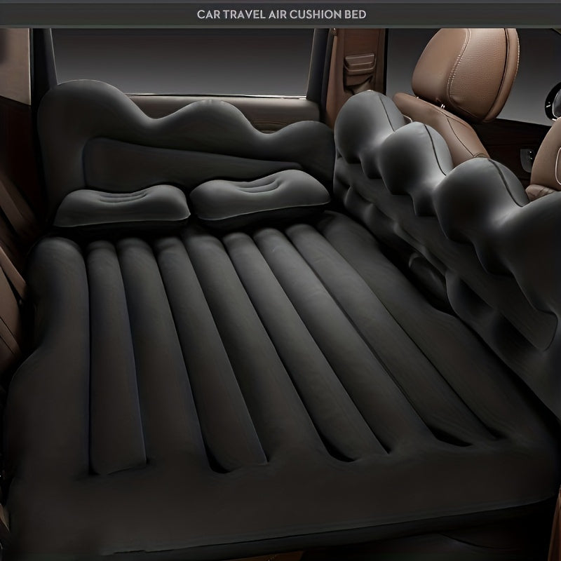 Travel in Comfort with this Inflatable Car Air Mattress - Perfect for Road Trips &amp; RVing!