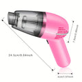 Car Vacuum Cleaner Strong Suction Super Power Dry And Wet Cleaning Cat Hair Pet Hair Multifunctional Portable Mini Handheld