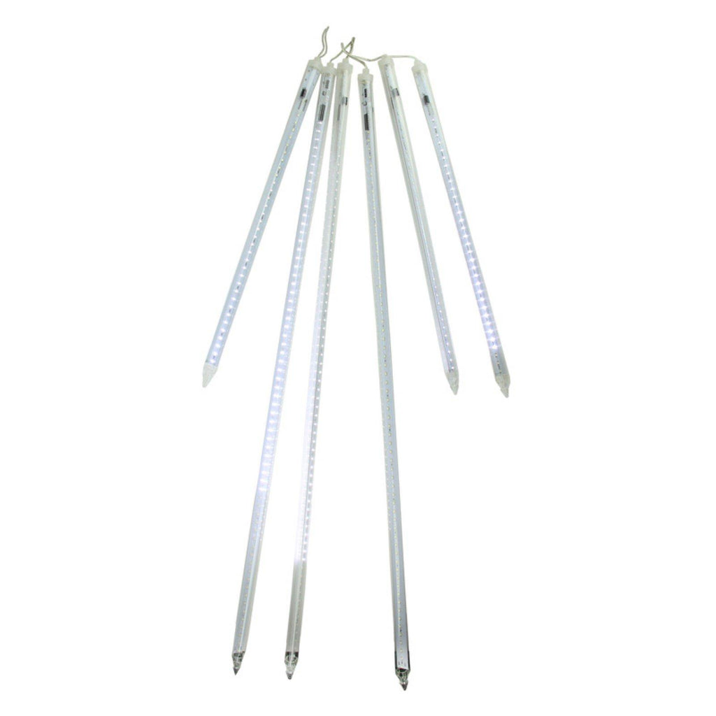 Northlight Dripping Icicle Snowfall Tube Light - Set of 6