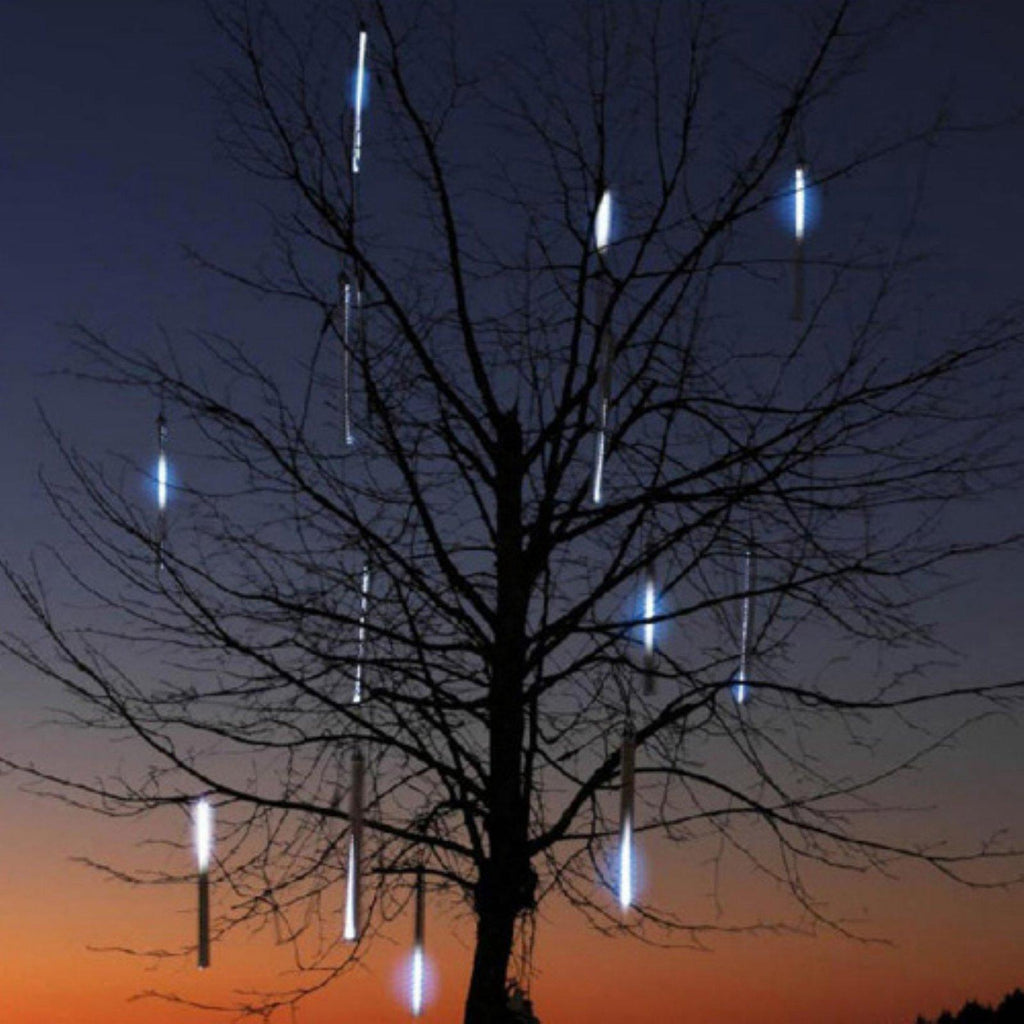 Northlight Dripping Icicle Snowfall Tube Light - Set of 6