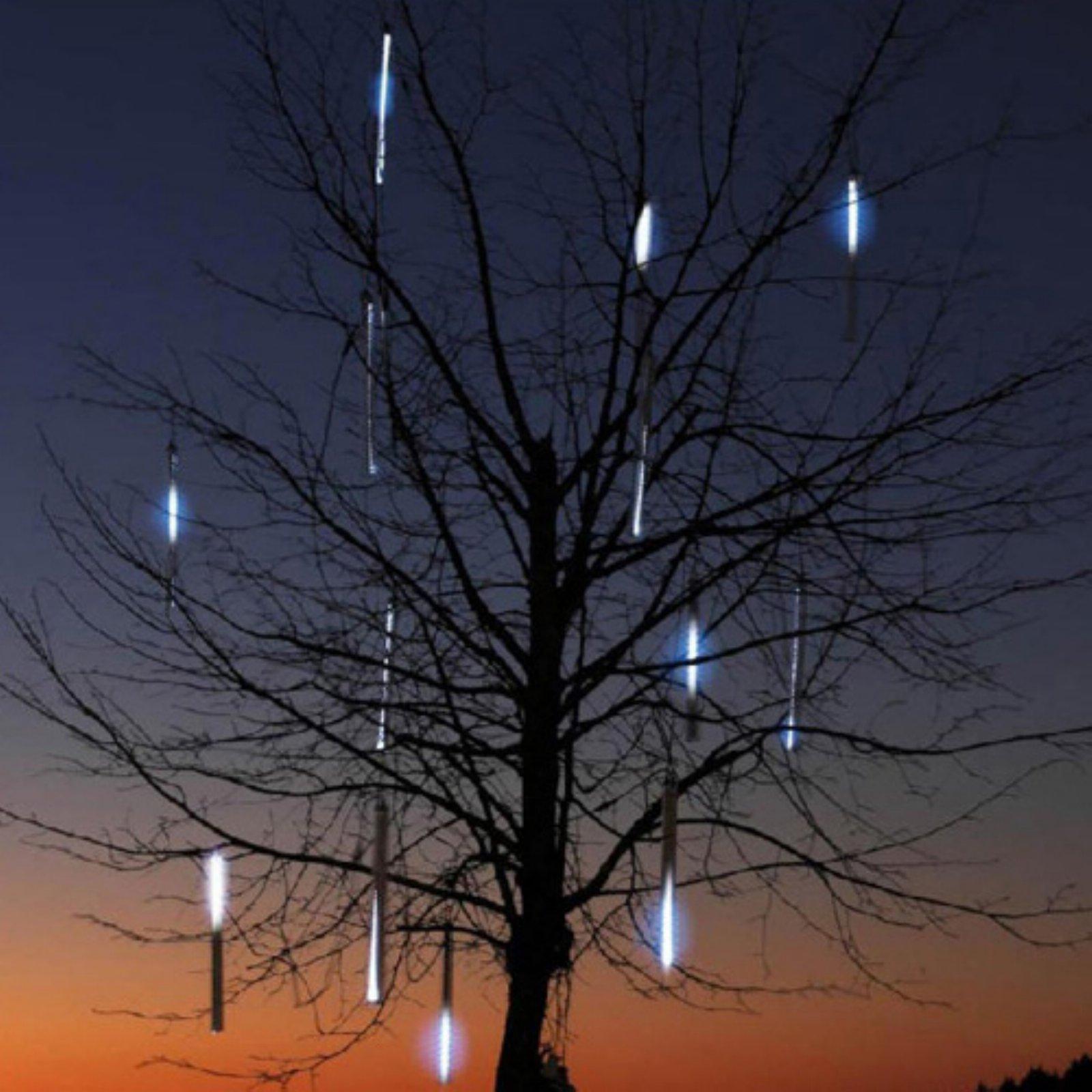 Northlight Dripping Icicle Snowfall Tube Light - Set of 6
