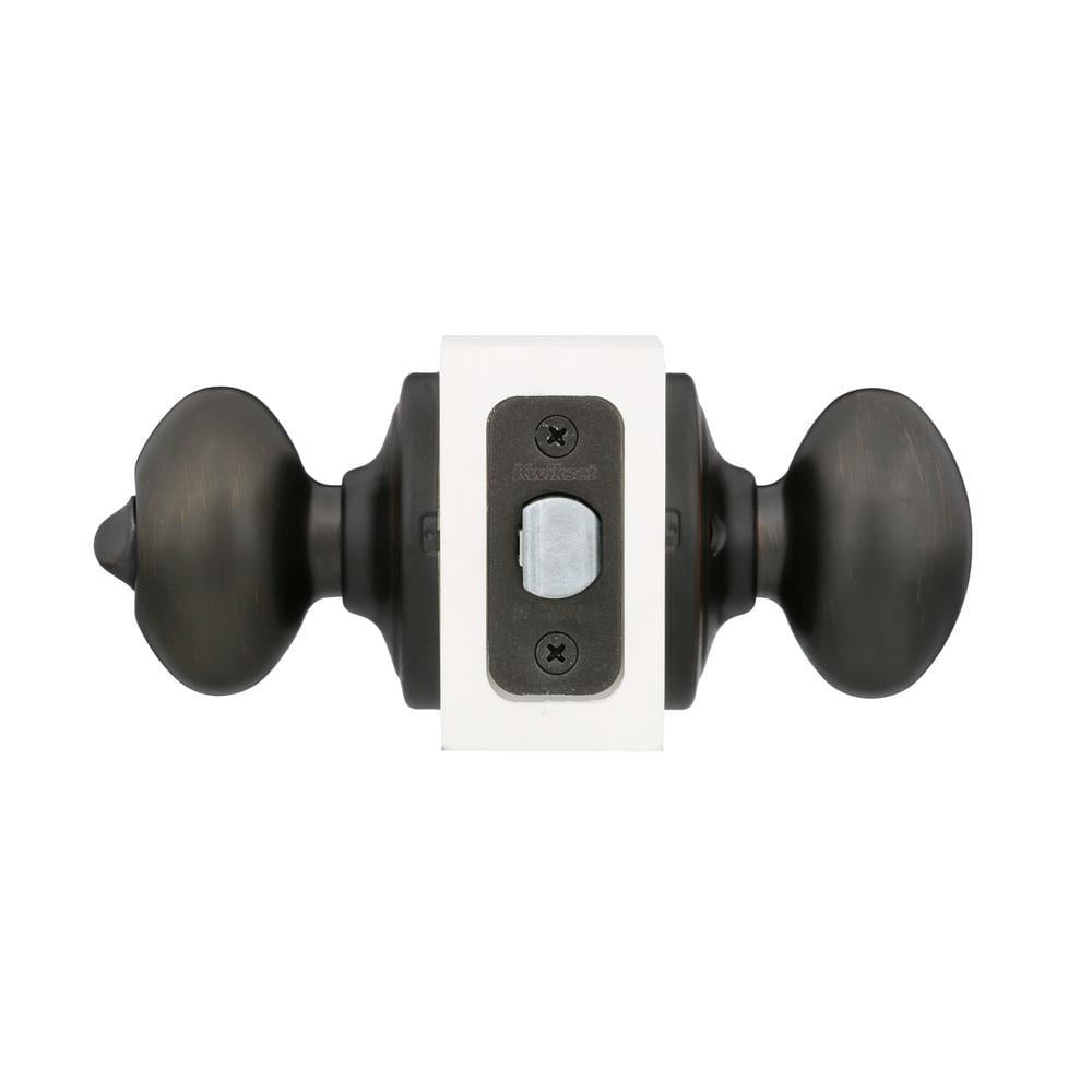 Laurel Venetian Bronze Privacy Bed/Bath Door Knob
