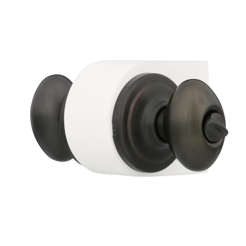 Laurel Venetian Bronze Privacy Bed/Bath Door Knob