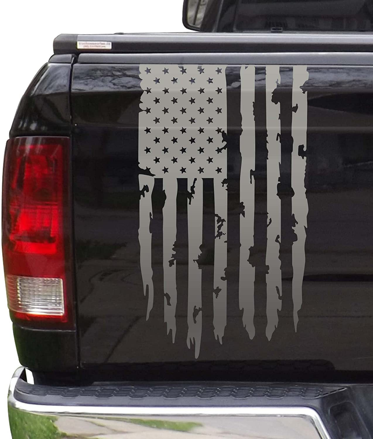 Show Your Patriotism with this American Flag Pickup Truck Car Sticker!