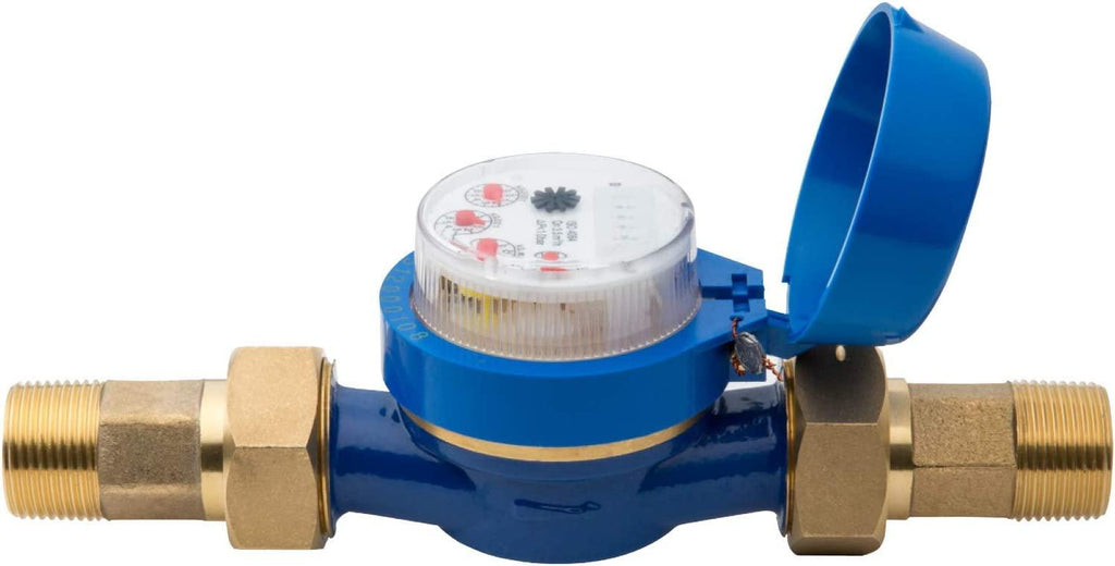 Hunter Industries HC100FLOW Hydrawise 1" HC Flow Meter Irrigation Sensor, Blue