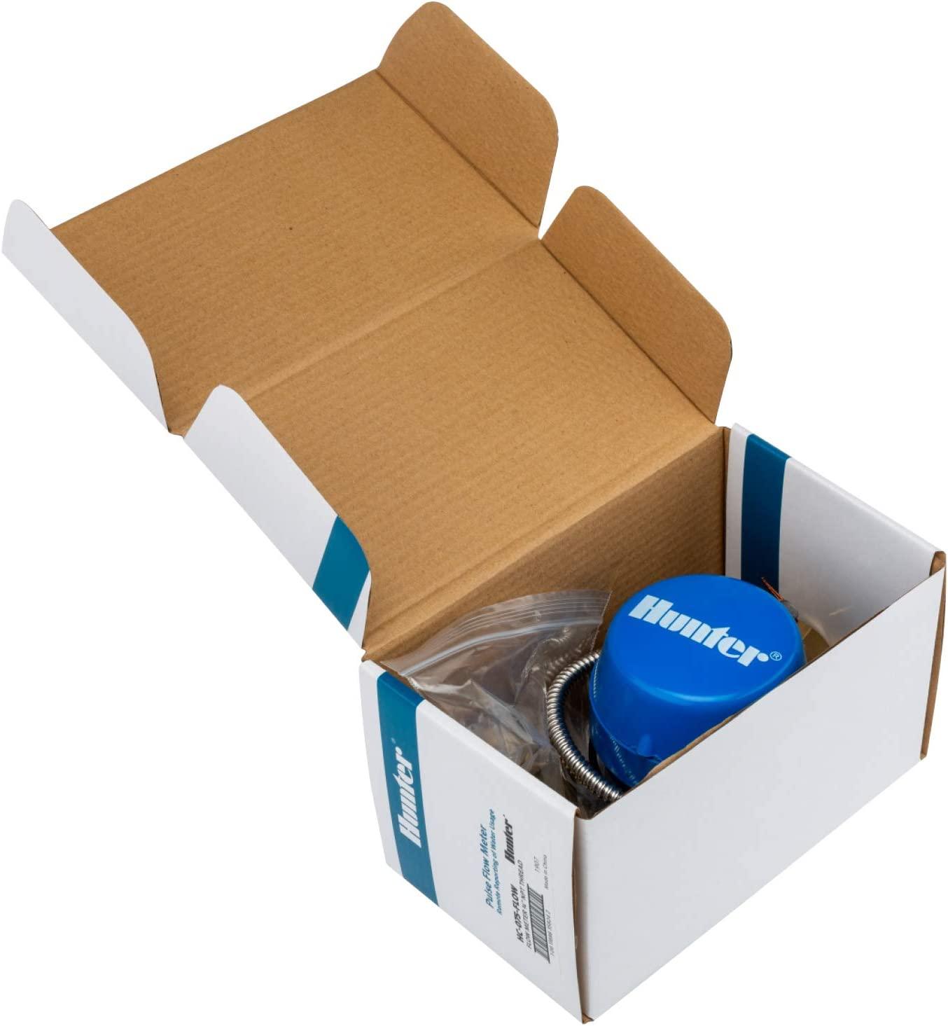 Hunter Industries HC100FLOW Hydrawise 1" HC Flow Meter Irrigation Sensor, Blue