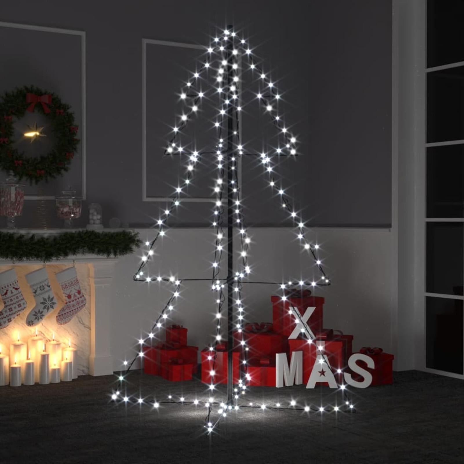 Eccomum Christmas Cone Tree 200 LEDs Indoor and Outdoor 38.6"x59.1"