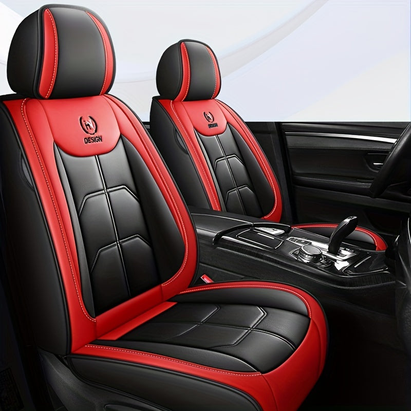 Upgrade Your Car Seats with Our Premium PU Car Seat Cover - Universal Fit for Most Cars, SUVs, Vans, and Trucks!
