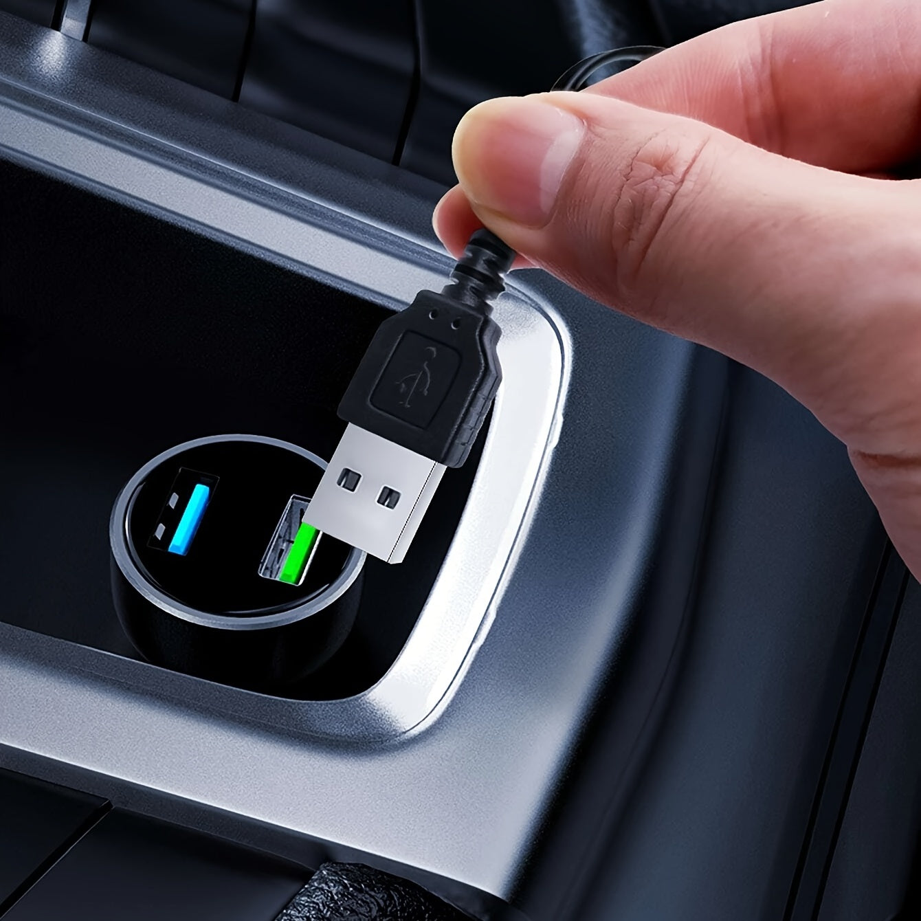 Upgrade Your Car's Interior With This USB Ice Blue LED Strip Light!