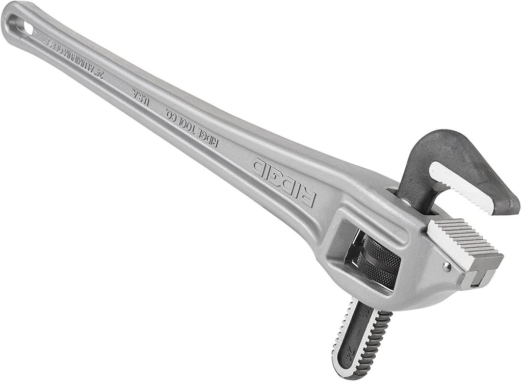 RIDGID 31130 Model 24 Aluminum Offset Pipe Wrench, 24-inch Plumbing Wrench