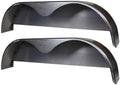 72x10-3/4 Tandem Axle Steel Trailer Fender w/Back Plate Welded In (2-Pack)