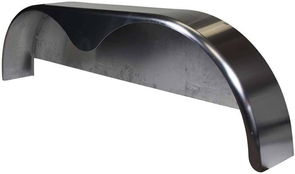 72x10-3/4 Tandem Axle Steel Trailer Fender w/Back Plate Welded In (2-Pack)