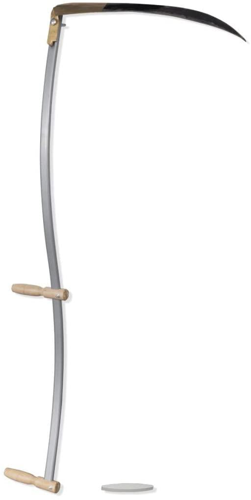 Tidyard Scythe with Grinding Stone 4′ 7″ for Grass