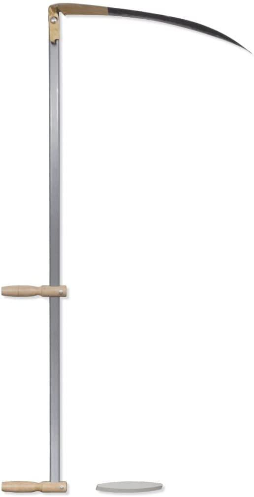 Tidyard Scythe with Grinding Stone 4′ 7″ for Grass