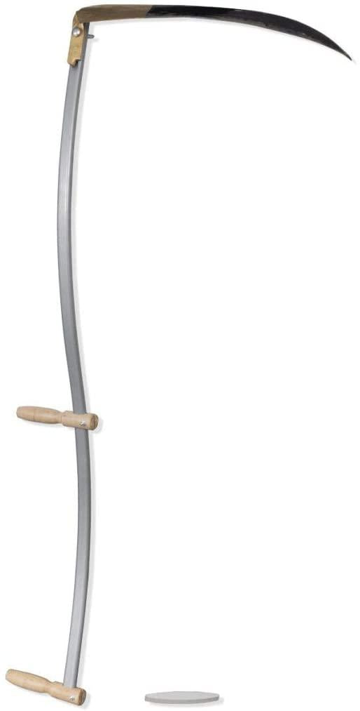 Tidyard Scythe with Grinding Stone 4′ 7″ for Grass