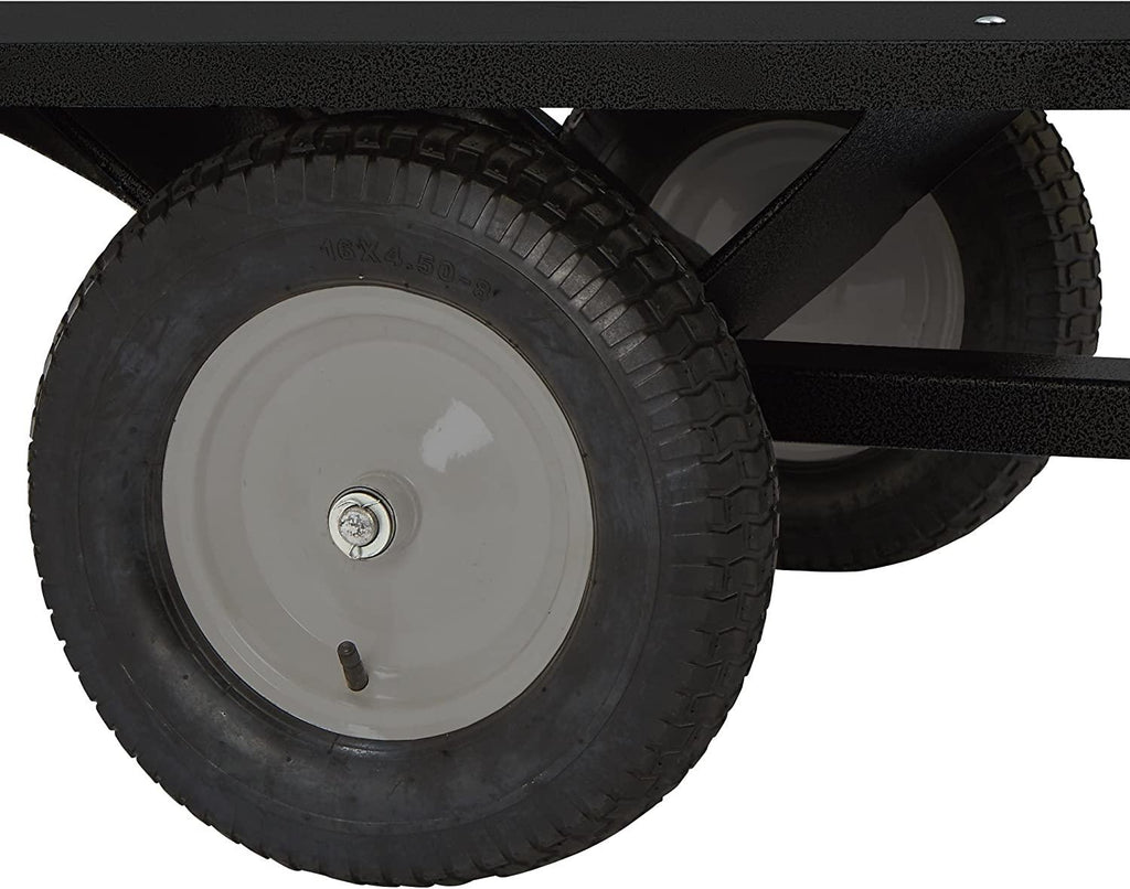 Strongway Steel ATV Trailer - 1200-Lb. Capacity, 17 Cu. Ft.